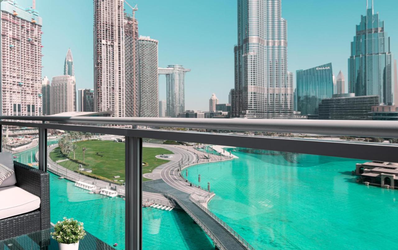 Elite Royal Apartment - Full Burj Khalifa & Fountain View - 2 Bedrooms And 1 Open Bedroom Without Partition Dubai Luaran gambar