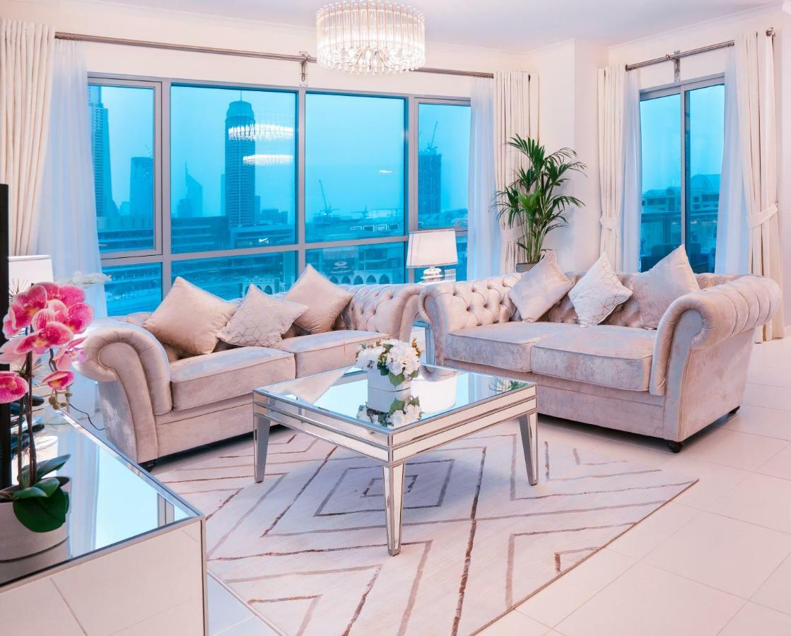 Elite Royal Apartment - Full Burj Khalifa & Fountain View - 2 Bedrooms And 1 Open Bedroom Without Partition Dubai Luaran gambar