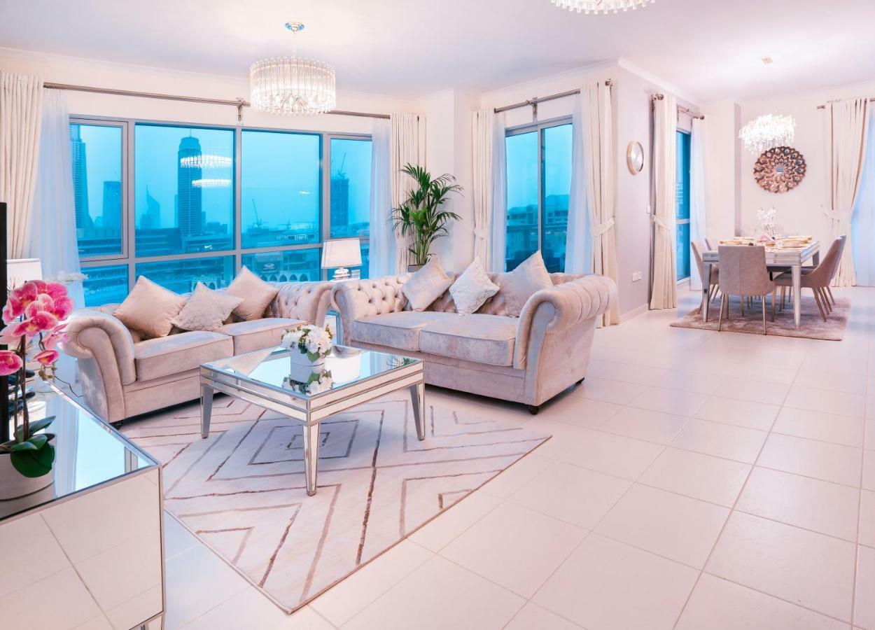 Elite Royal Apartment - Full Burj Khalifa & Fountain View - 2 Bedrooms And 1 Open Bedroom Without Partition Dubai Luaran gambar